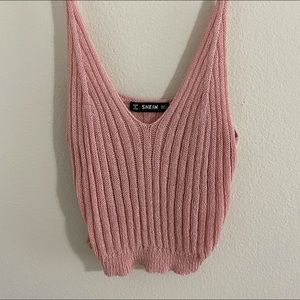 Shein pink tank top